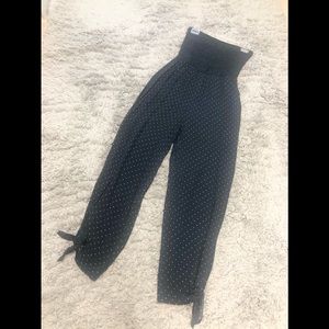 $5 Sale - Navy blue polka dot jumpsuit.